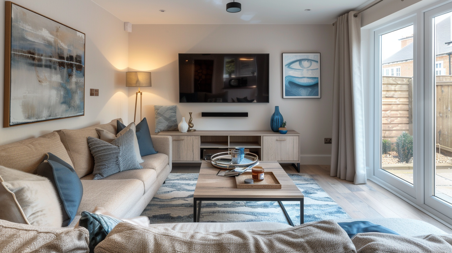 Electrical work being carried out in a residential home